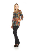 MULTI Floral Oversized Tunic with Pockets