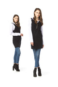 BLACK Knit Pullover Vest with Pockets