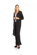 BLACK Long Knit Cardigan