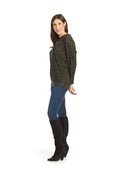 OLIVE Animal Print Oversized Sweatshirt