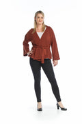 RUST Soft Wrap Cardigan