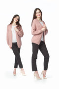 BLUSH Cable Knit Open Cardigan