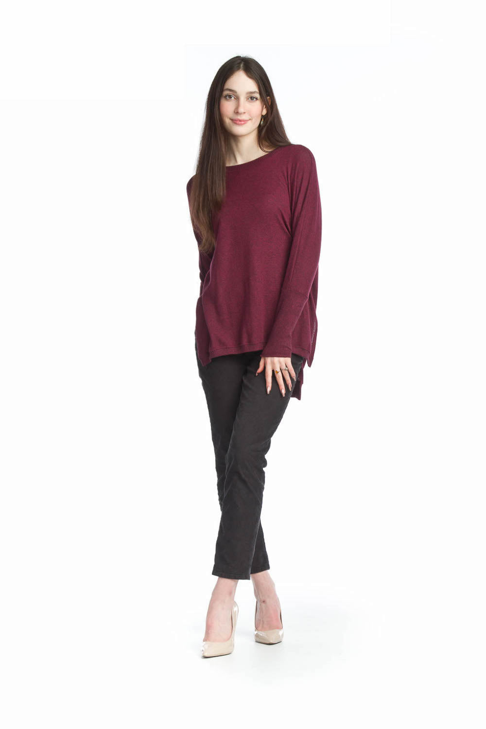CHARC Soft Heathered Ovesized Sweater