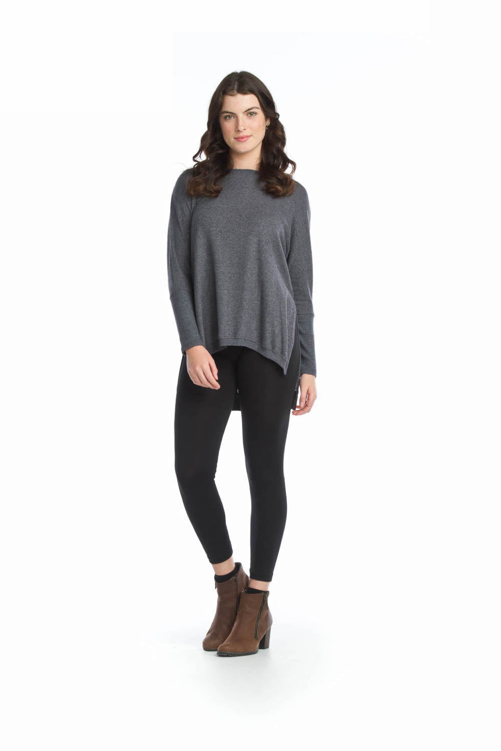 CHARC Soft Heathered Ovesized Sweater