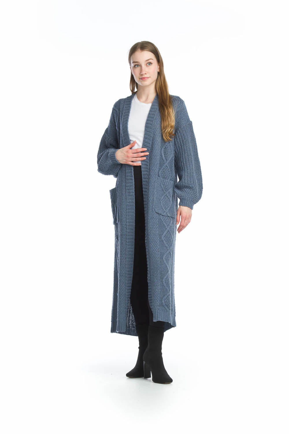 BURGN Chunky Oversized Cardigan w Pockets