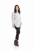 LGREY Sparkle Polka Dot Shirt Hem Sweater