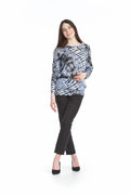 BLUE Tie Dye Stretchy Oversized Top