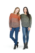 ORANG Ombre Heathered Knit Sweater