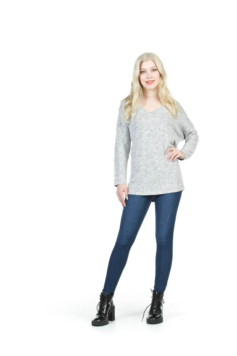 LGREY Soft V Neck Oversized Sweater