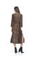 BROWN Leopard Print Wrap Dress
