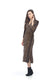 BROWN Leopard Print Wrap Dress