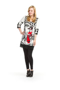 CREAM Urban/lady print sweater dress
