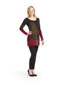 CHARC Long sleeve playing in the garden sweater dress