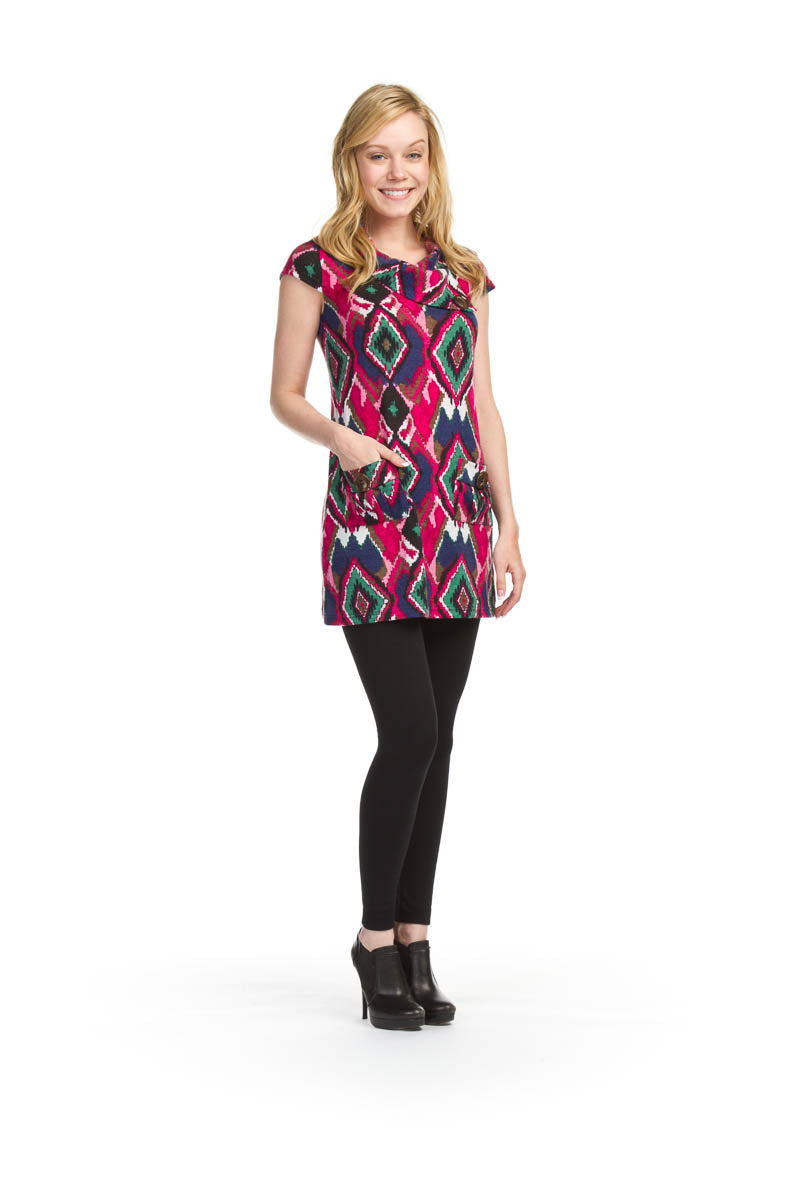 GR-RD I kat short sleeve dress with pockets