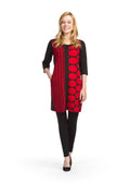 BLKRD Big & small dot 3/4 sleeve dress