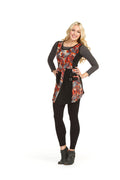 BLACK Angle hem patch dress