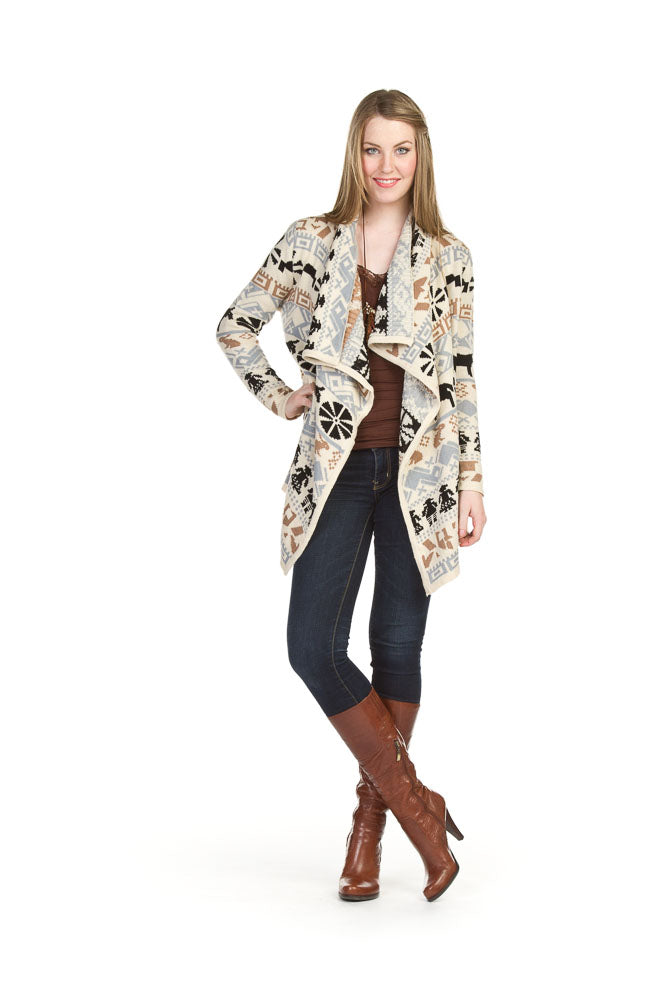 CREAM Waterfall cardigan
