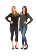 BLACK Textured sweater with zip detail